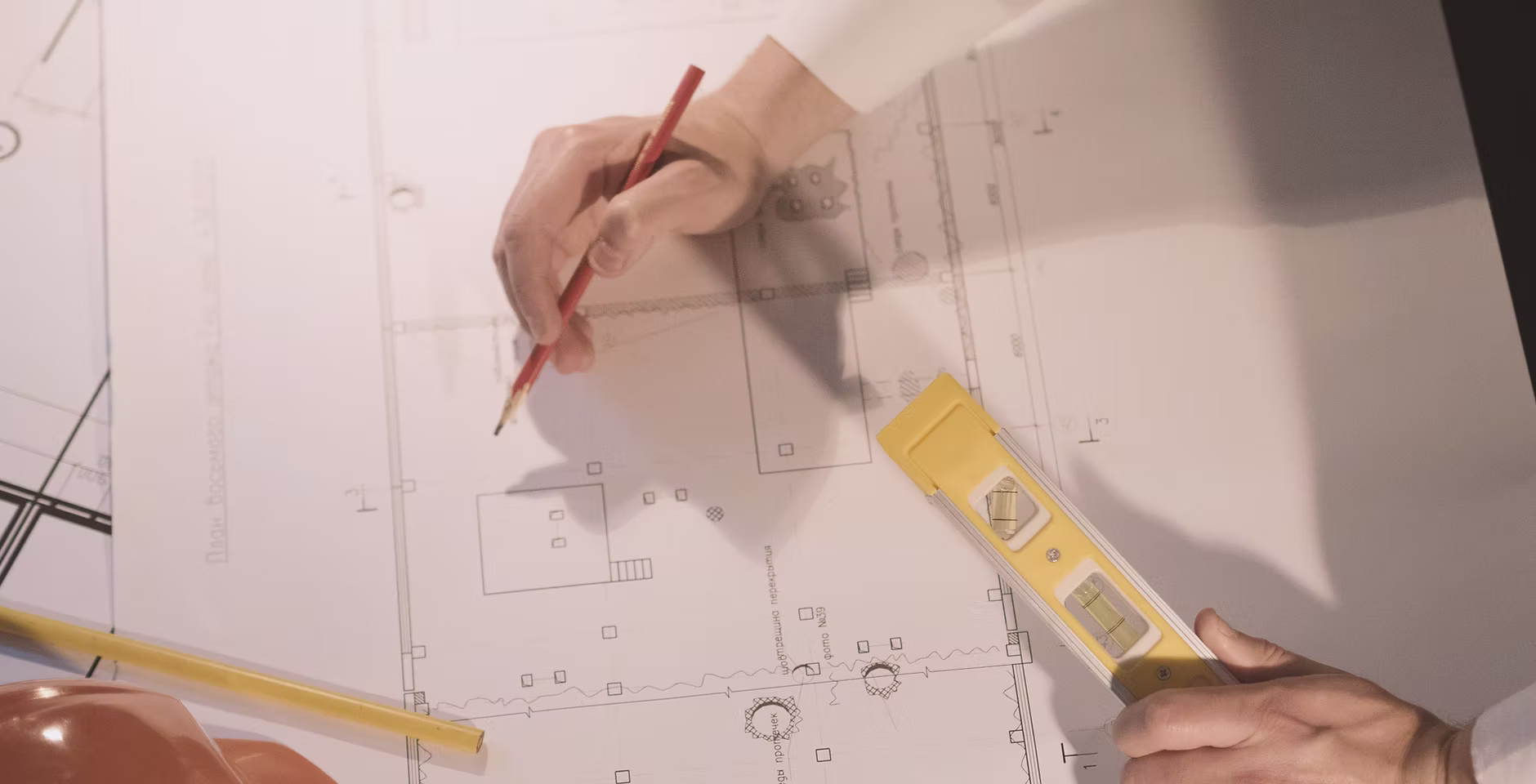 Construction planning site view